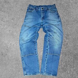 Vintage Y2K Dickies Double Knee Blue Jeans 30X32